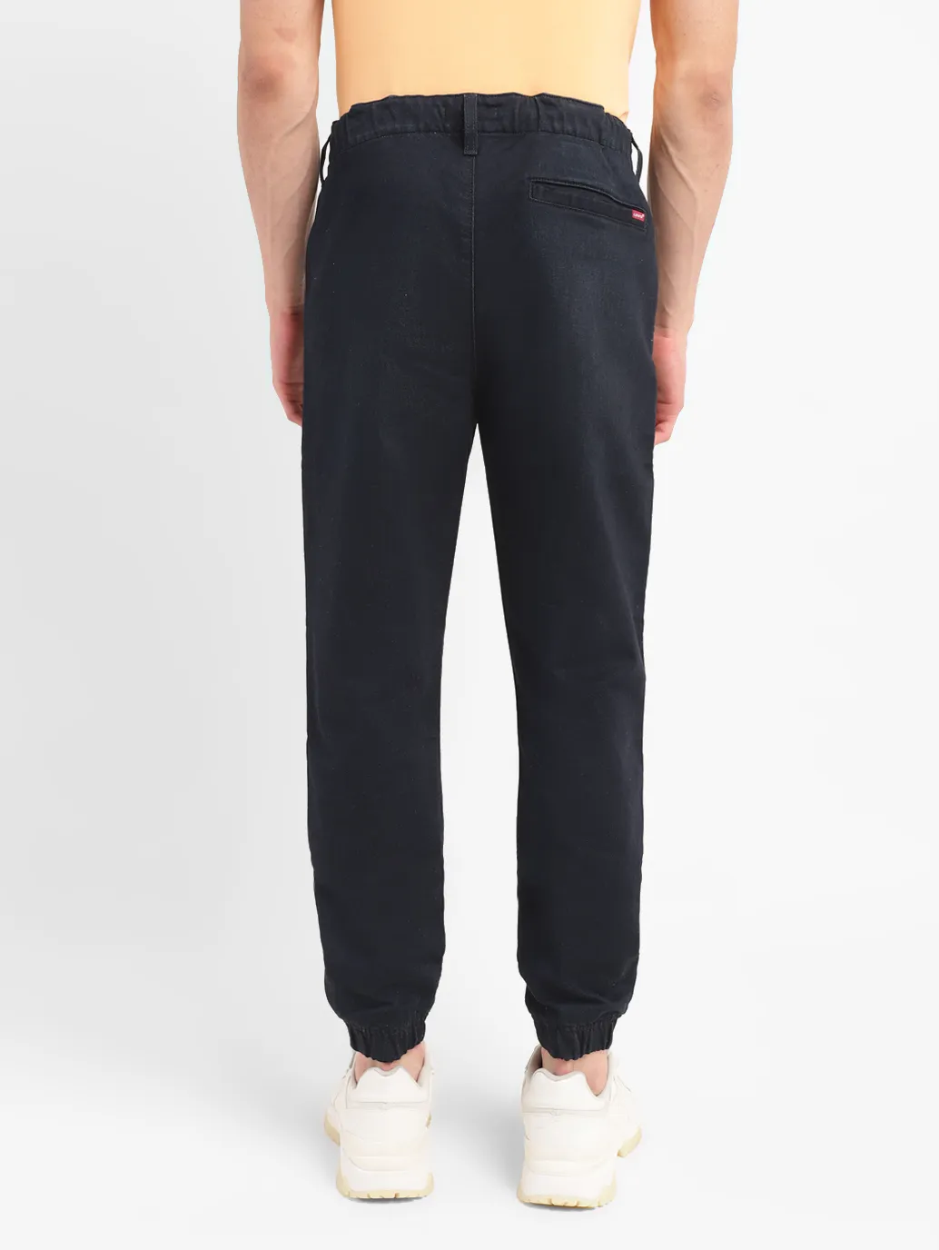 Men's Regular Fit Dark Indigo Joggers - Image 3