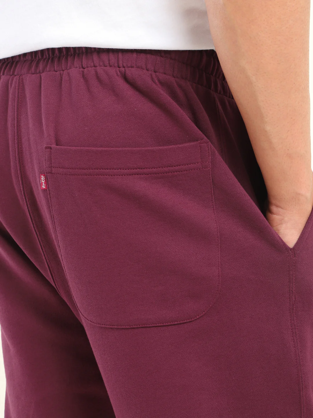 Men's Regular Fit Red Joggers - Image 6