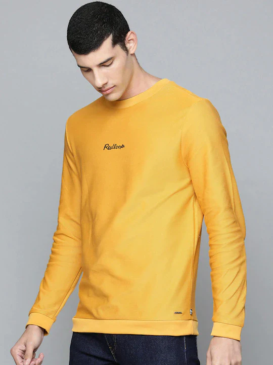 Men's Solid Crew Neck Sweatshirt - Image 2