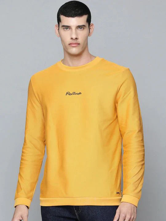 Men's Solid Crew Neck Sweatshirt - Image 5