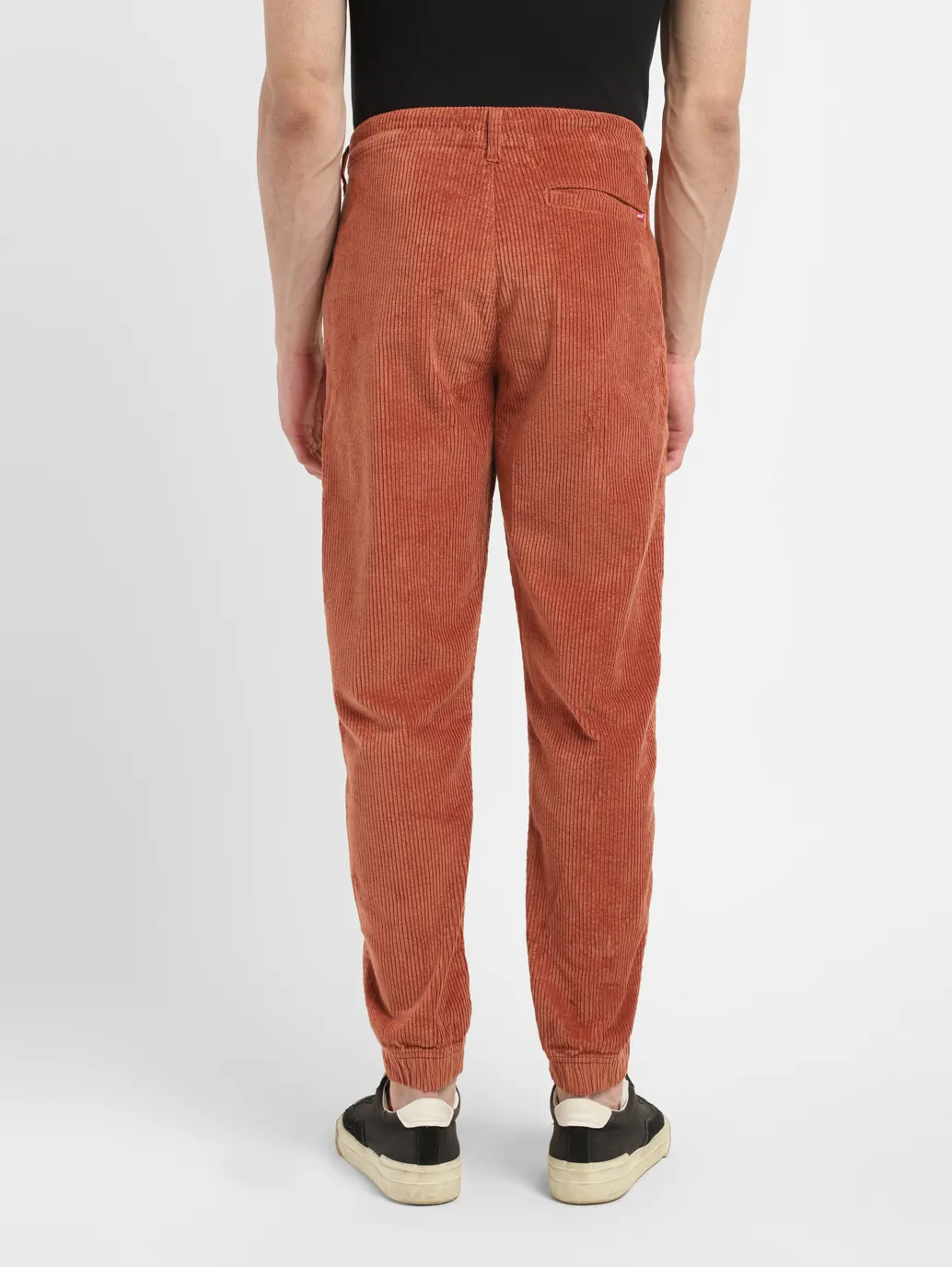 Men's Rust Regular Fit Joggers - Image 3