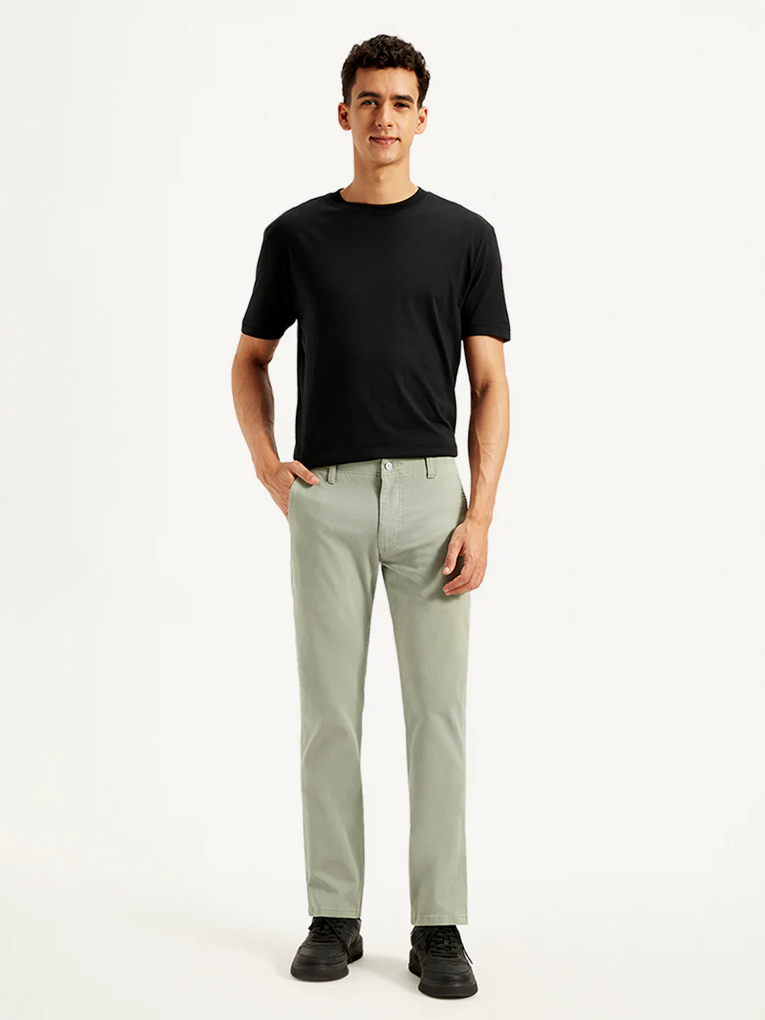 Men's Sage Slim Fit Chinos - Image 2