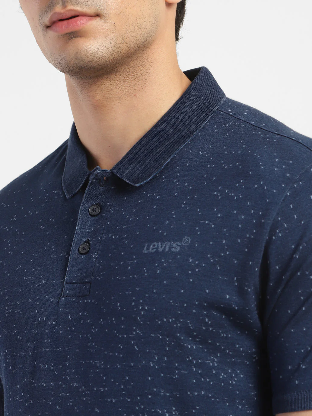 Men's Self Design Polo T-shirt - Image 6