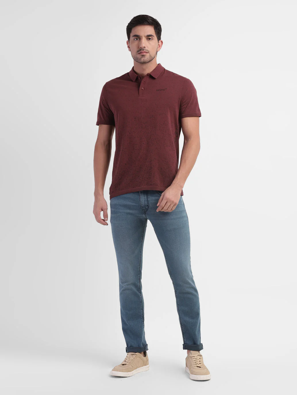Men's Self Design Regular Fit T-shirt - Image 5