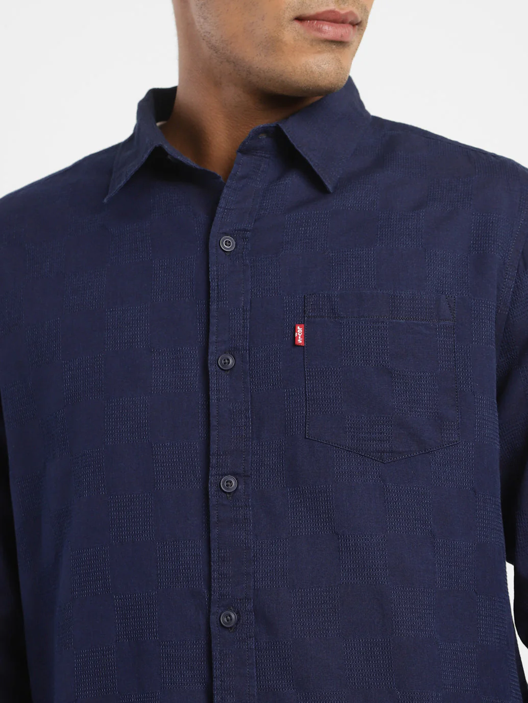 Men's Checkered Slim Fit Shirt - Image 5