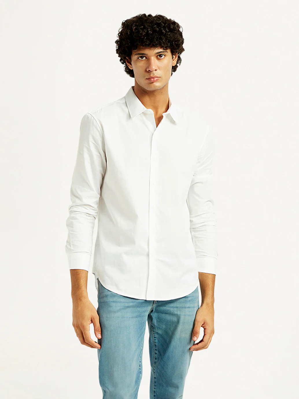 Men's Redloop Solid Slim Fit Shirt - Image 6