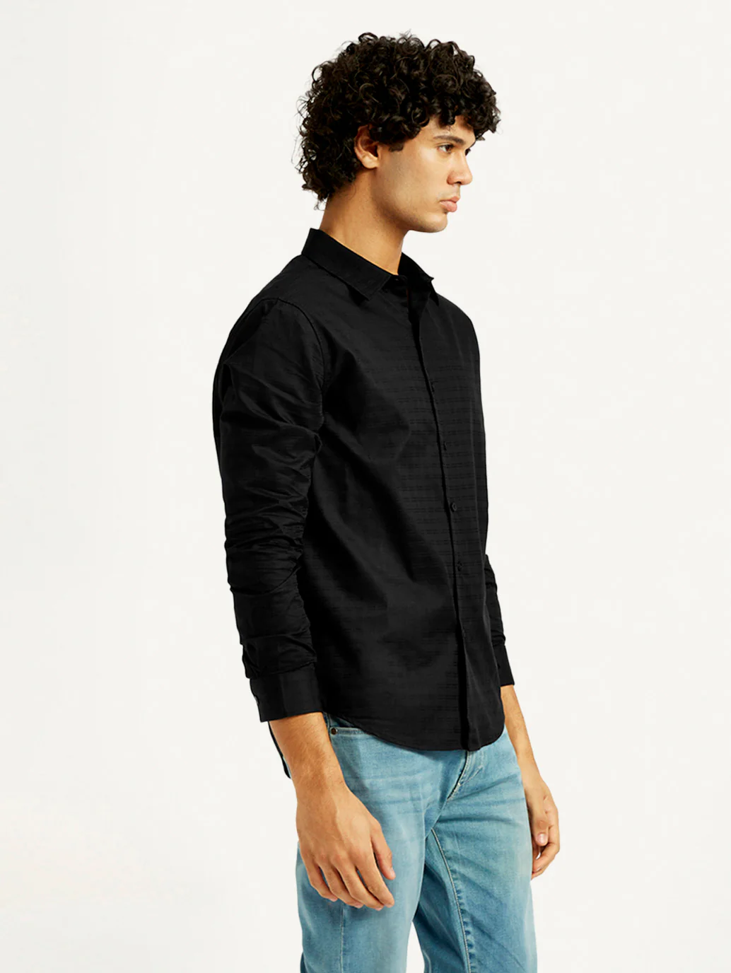 Men's Redloop Solid Slim Fit Shirt - Image 6