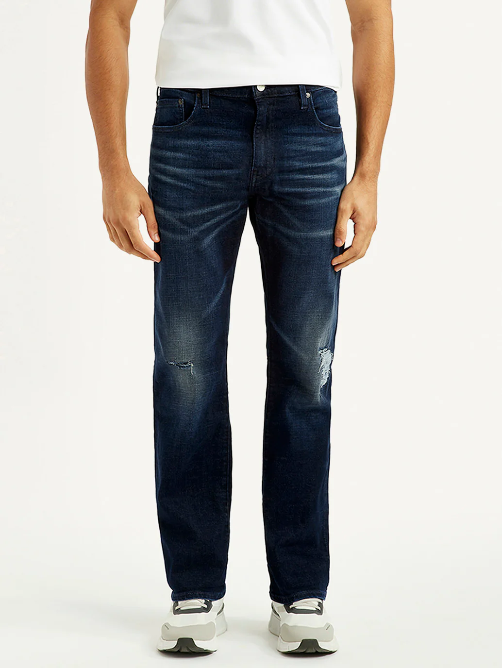 Men's 517 Dark Blue Bootcut Fit Mid Rise Selvedge Jeans - Image 2