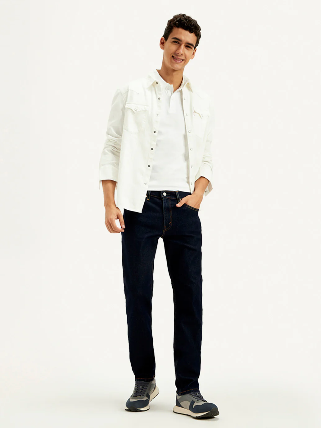 Men's 511 Dark Indigo Slim Fit Mid Rise Jeans
