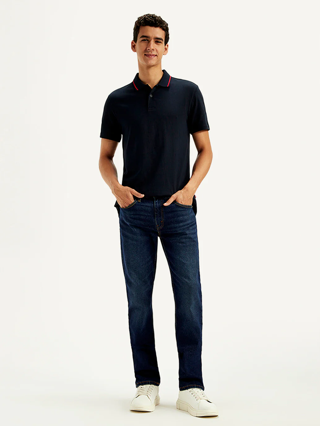 Men's 511 Blue Slim Fit Mid Rise Jeans