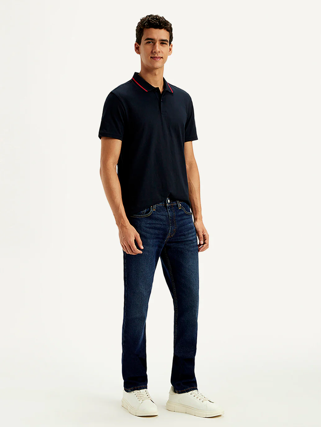 Men's 511 Blue Slim Fit Mid Rise Jeans - Image 6