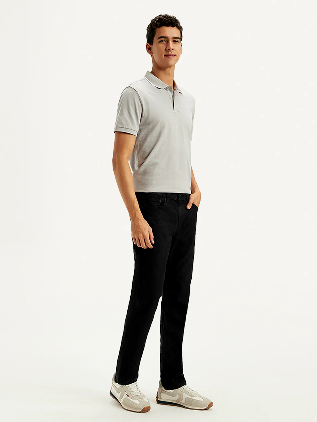 Men's 511 Black Slim Fit Mid Rise Jeans - Image 6