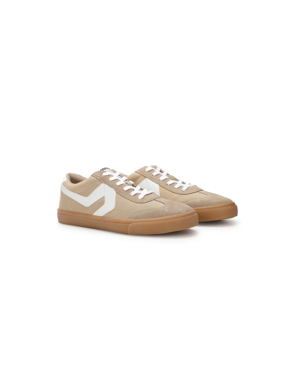 Men's Suede Beige Casual Shoes - Image 2