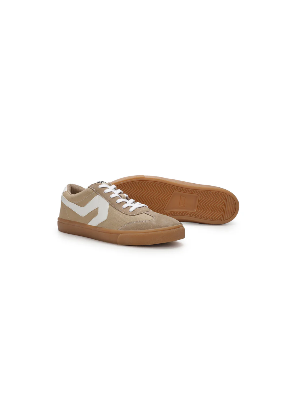 Men's Suede Beige Casual Shoes - Image 4