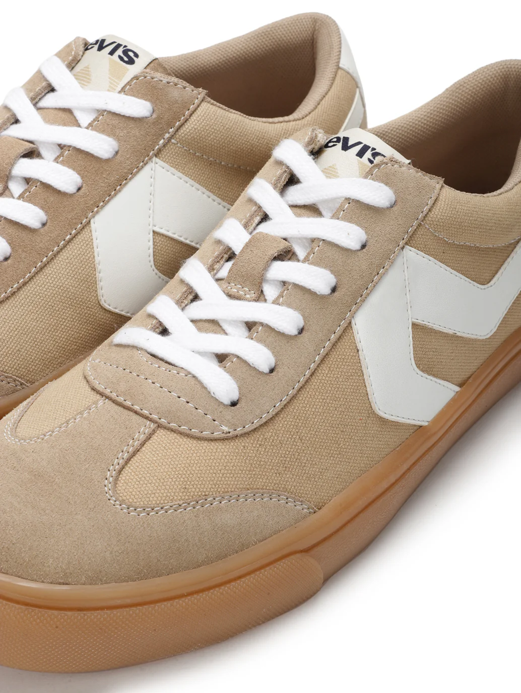 Men's Suede Beige Casual Shoes - Image 6