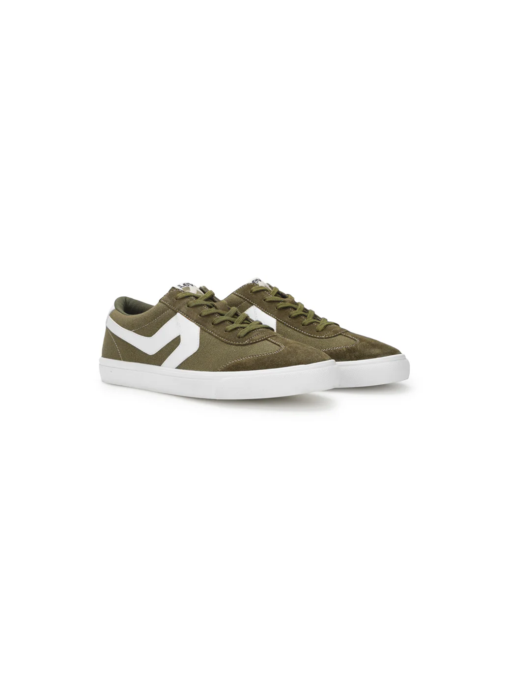 Men's Suede Olive Casual Shoes - Image 2