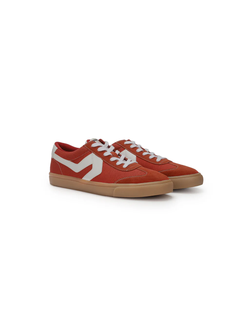 Men's Suede Red Casual Shoes - Image 2