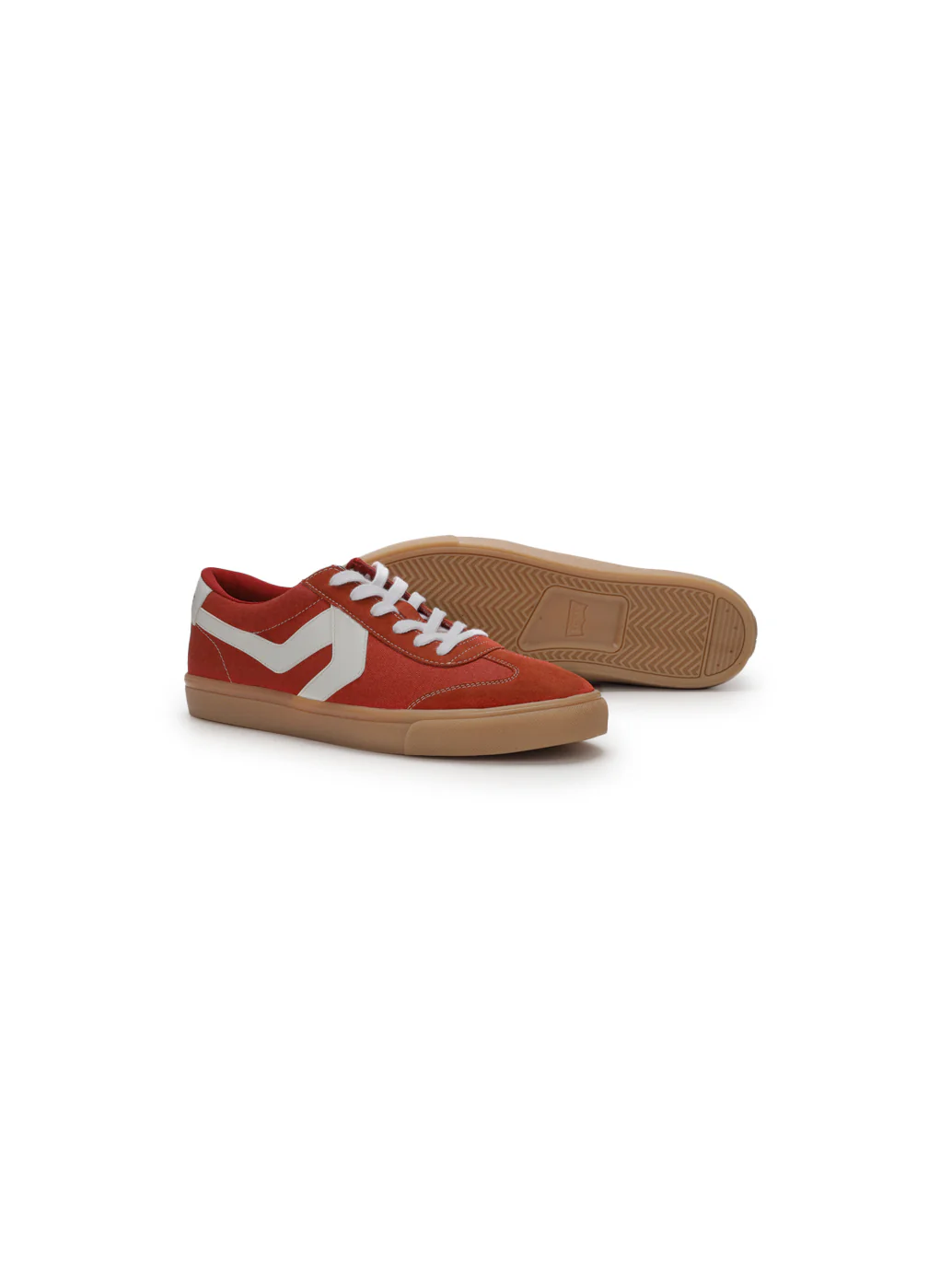 Men's Suede Red Casual Shoes - Image 4