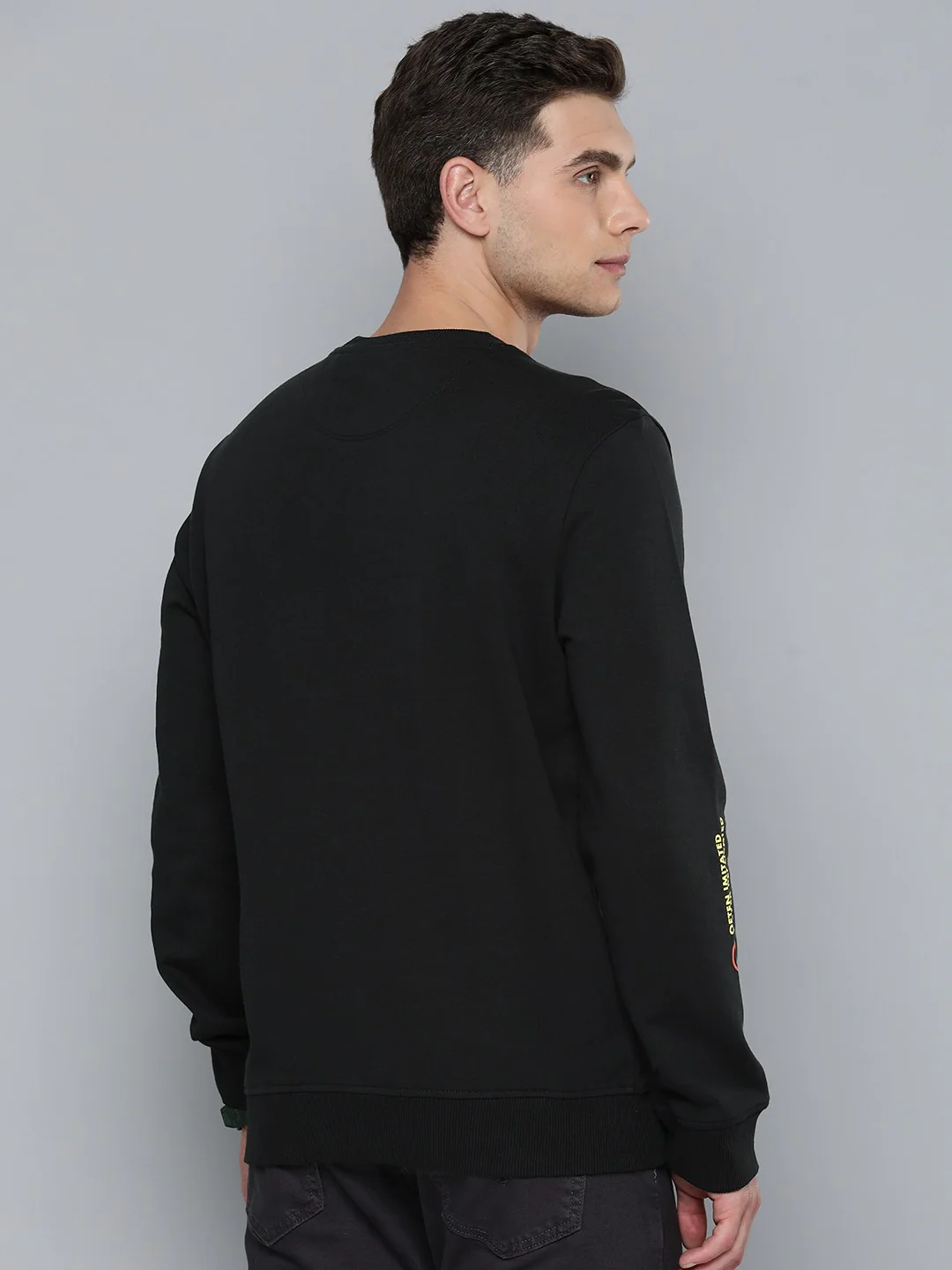 Men's Brand Logo Crew Neck Sweatshirt - Image 2