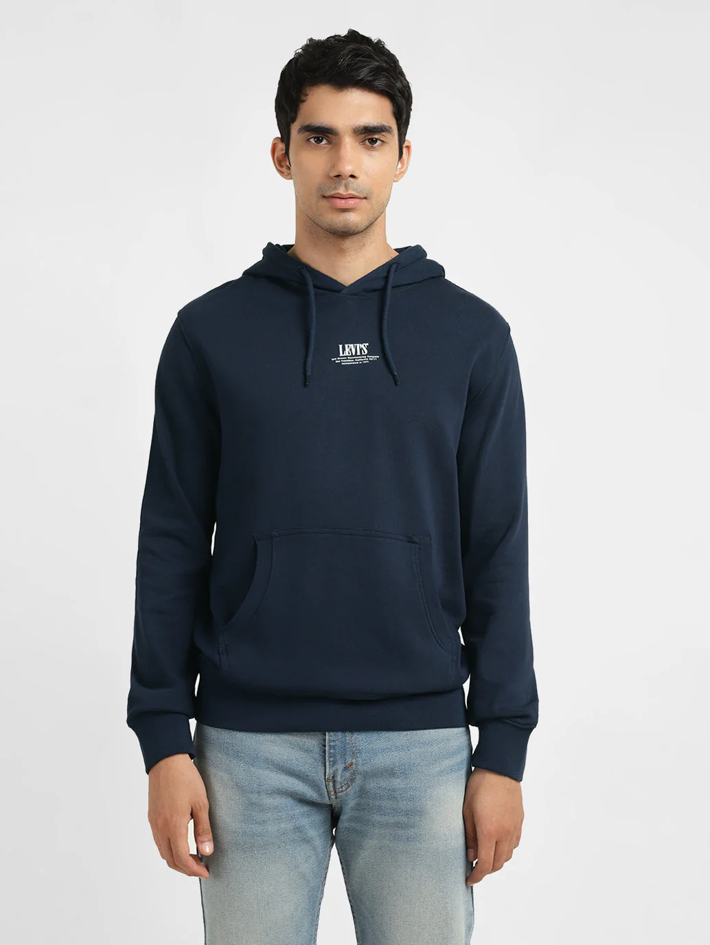 Men's Solid Hooded Sweatshirt - Image 2