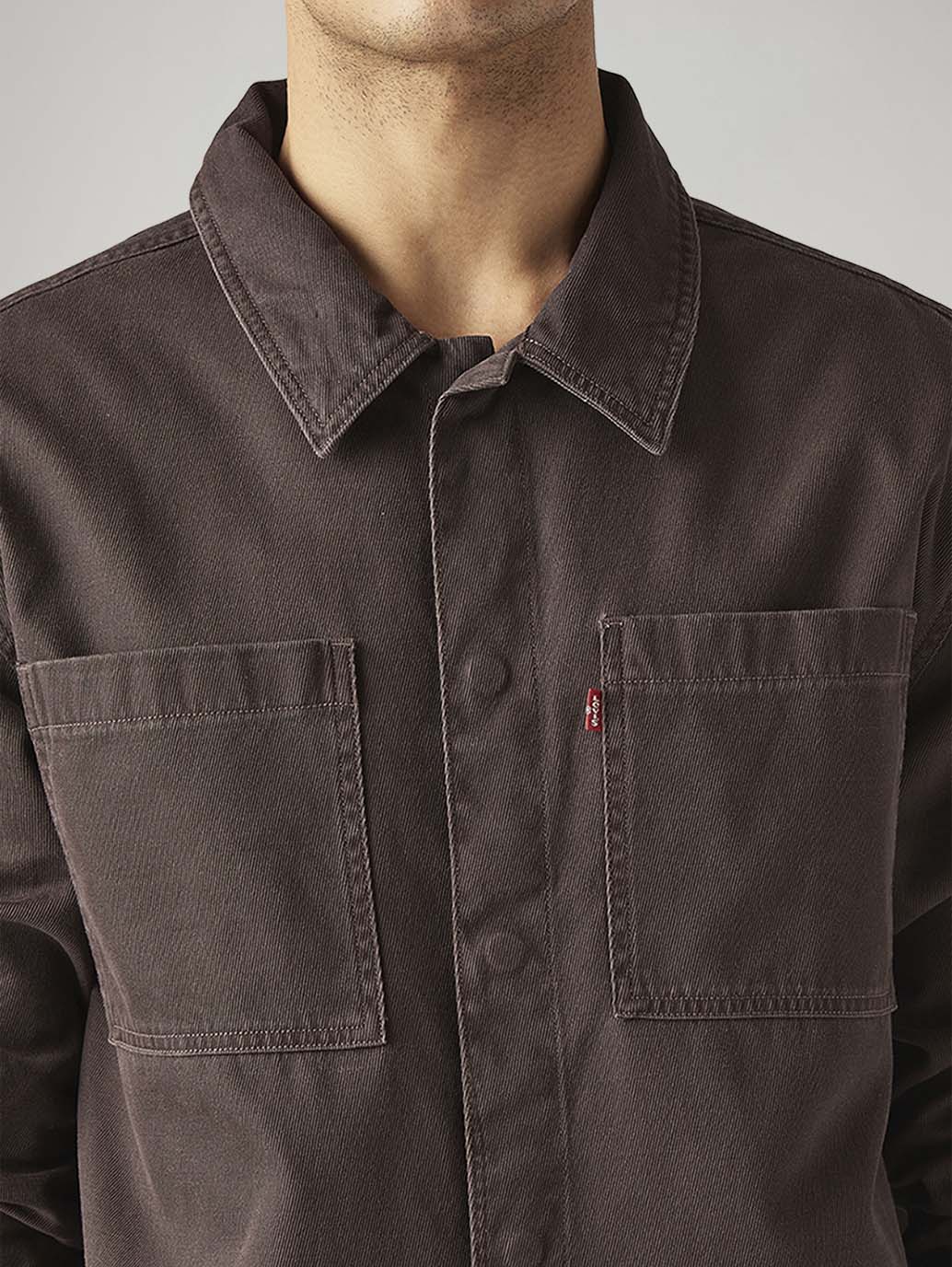 Men's Solid Boxy Fit Overdyed Shirt - Image 4