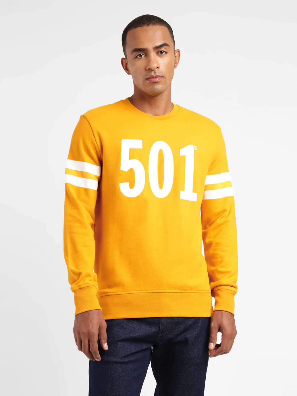 Men's Printed Crew Neck Sweatshirt - Image 2