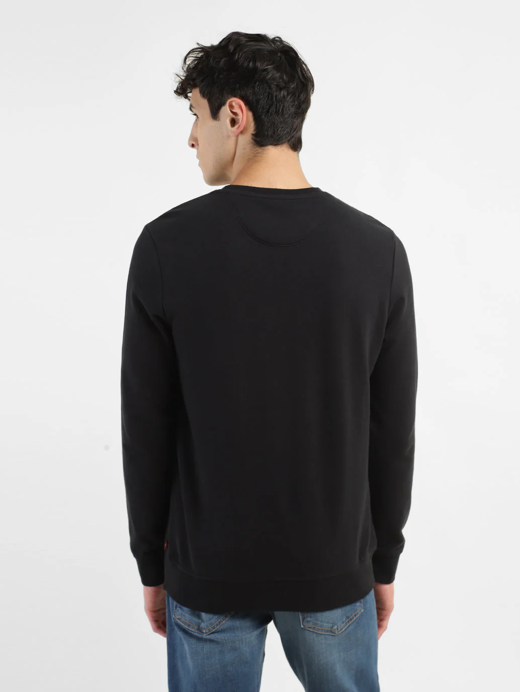 Men's Brand Logo Crew Neck Sweatshirt - Image 3