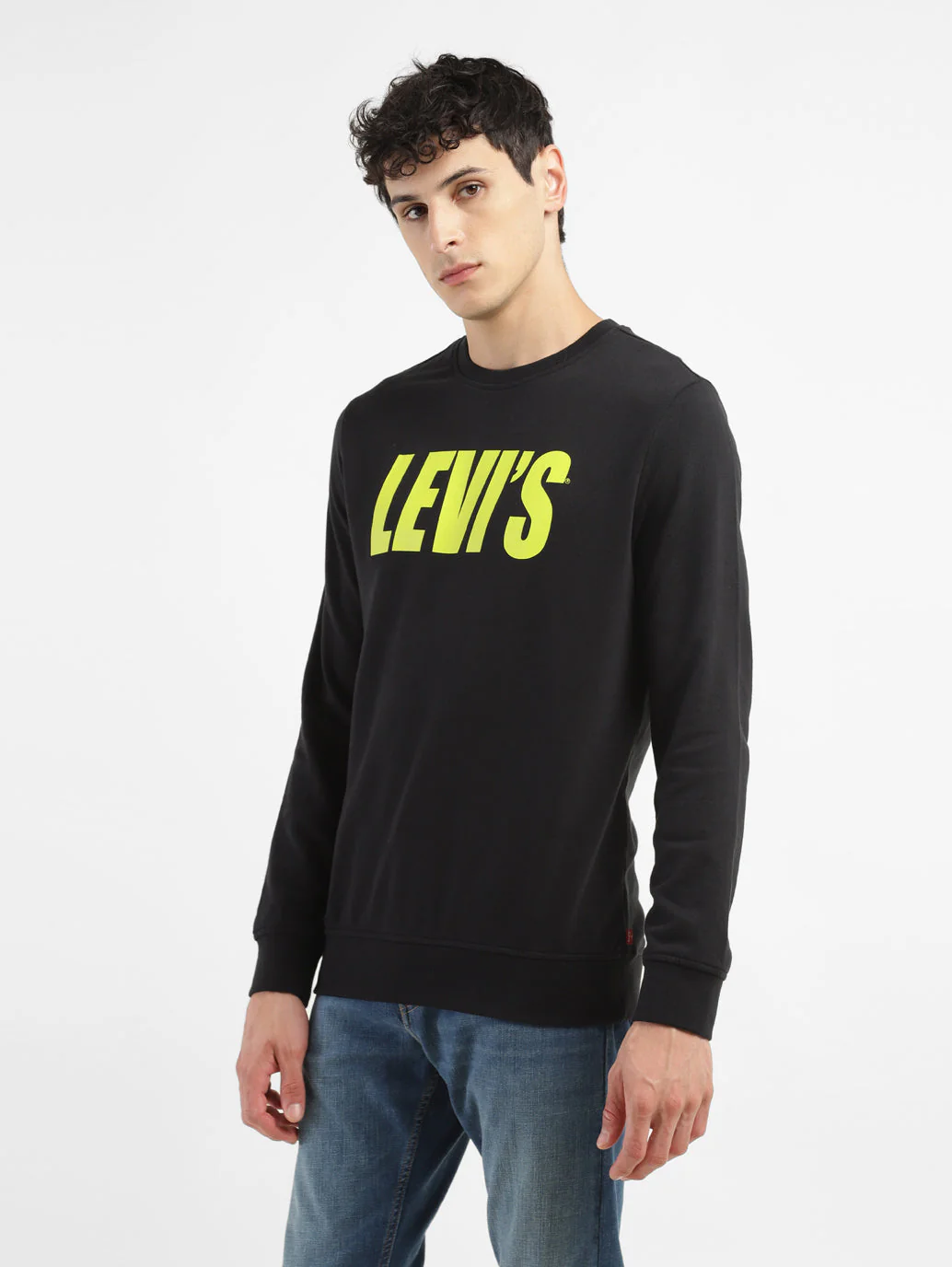 Men's Brand Logo Crew Neck Sweatshirt - Image 4