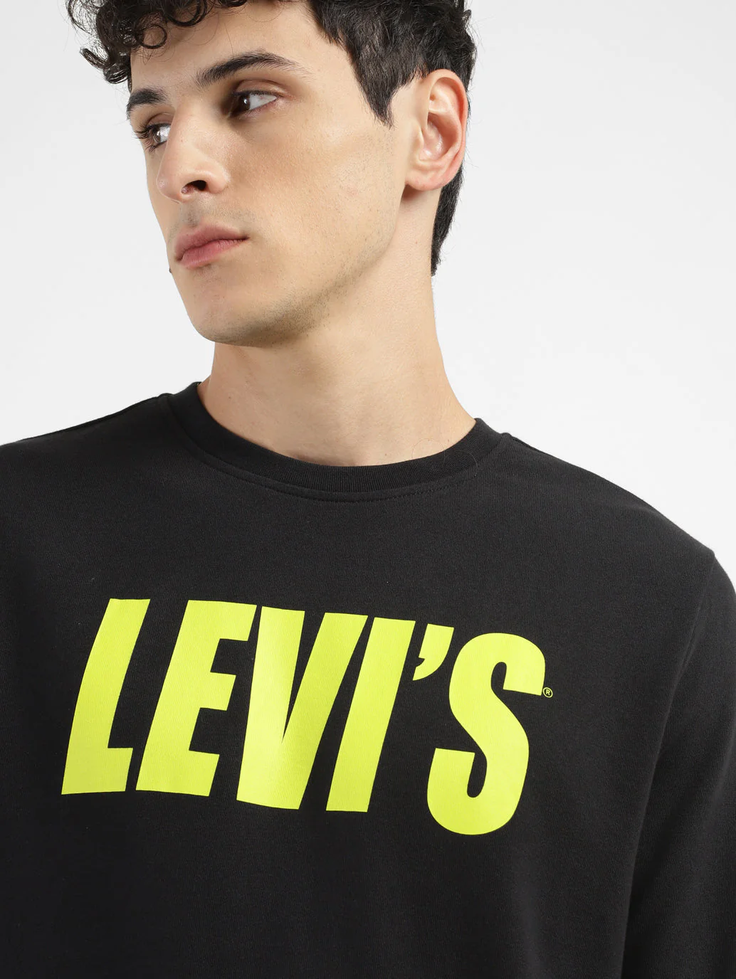 Men's Brand Logo Crew Neck Sweatshirt - Image 5