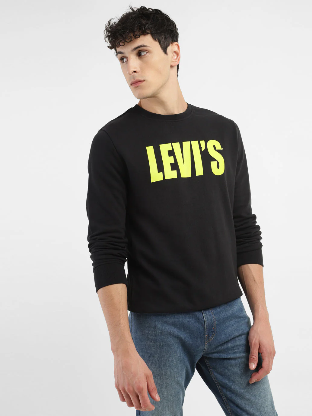 Men's Brand Logo Crew Neck Sweatshirt - Image 6