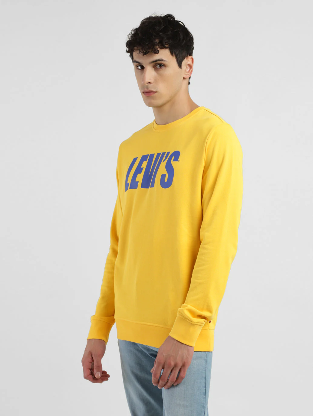Men's Brand Logo Crew Neck Sweatshirt - Image 4