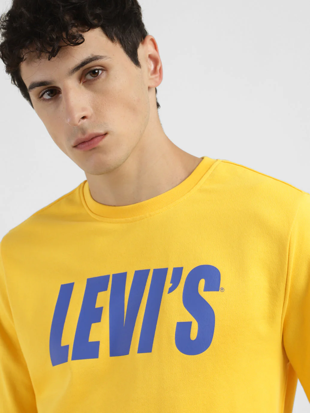 Men's Brand Logo Crew Neck Sweatshirt - Image 5