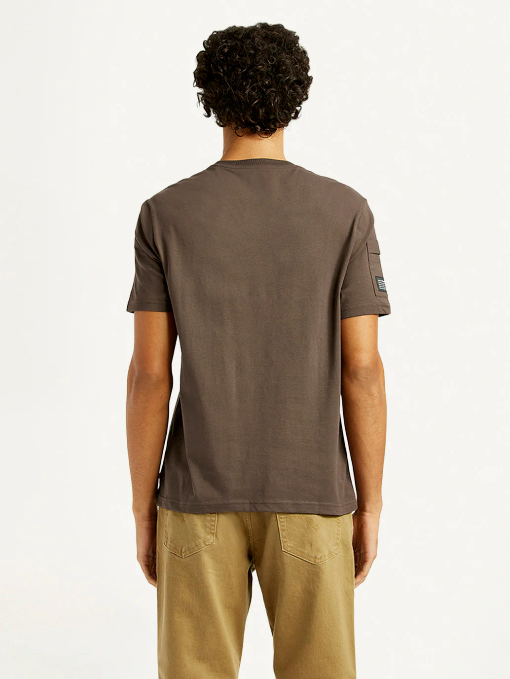 Men's Solid Crew Neck T-shirt - Image 3