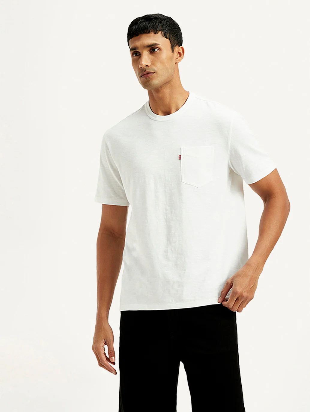 Men's Solid Crew Neck T-shirt - Image 2