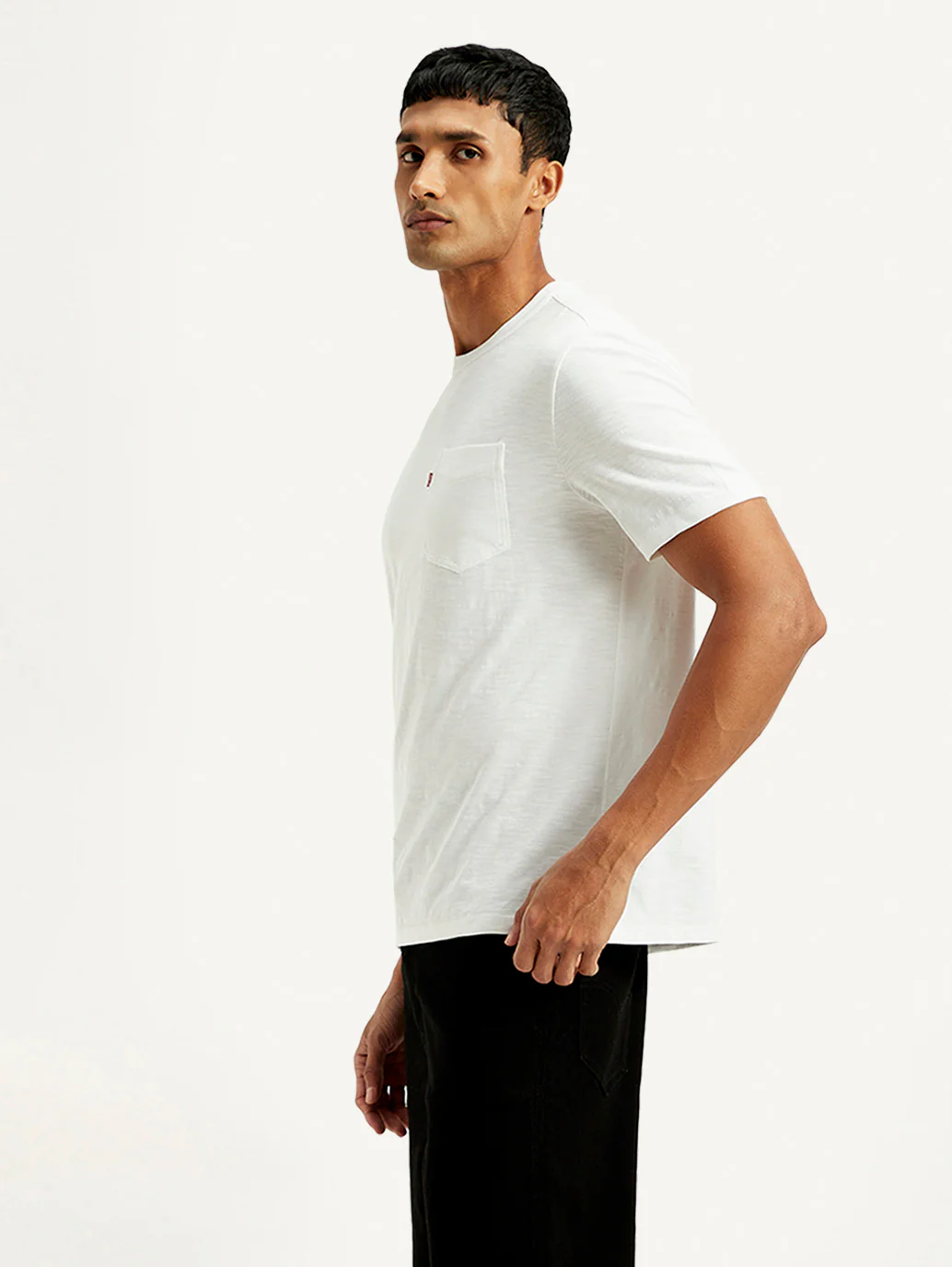 Men's Solid Crew Neck T-shirt - Image 5