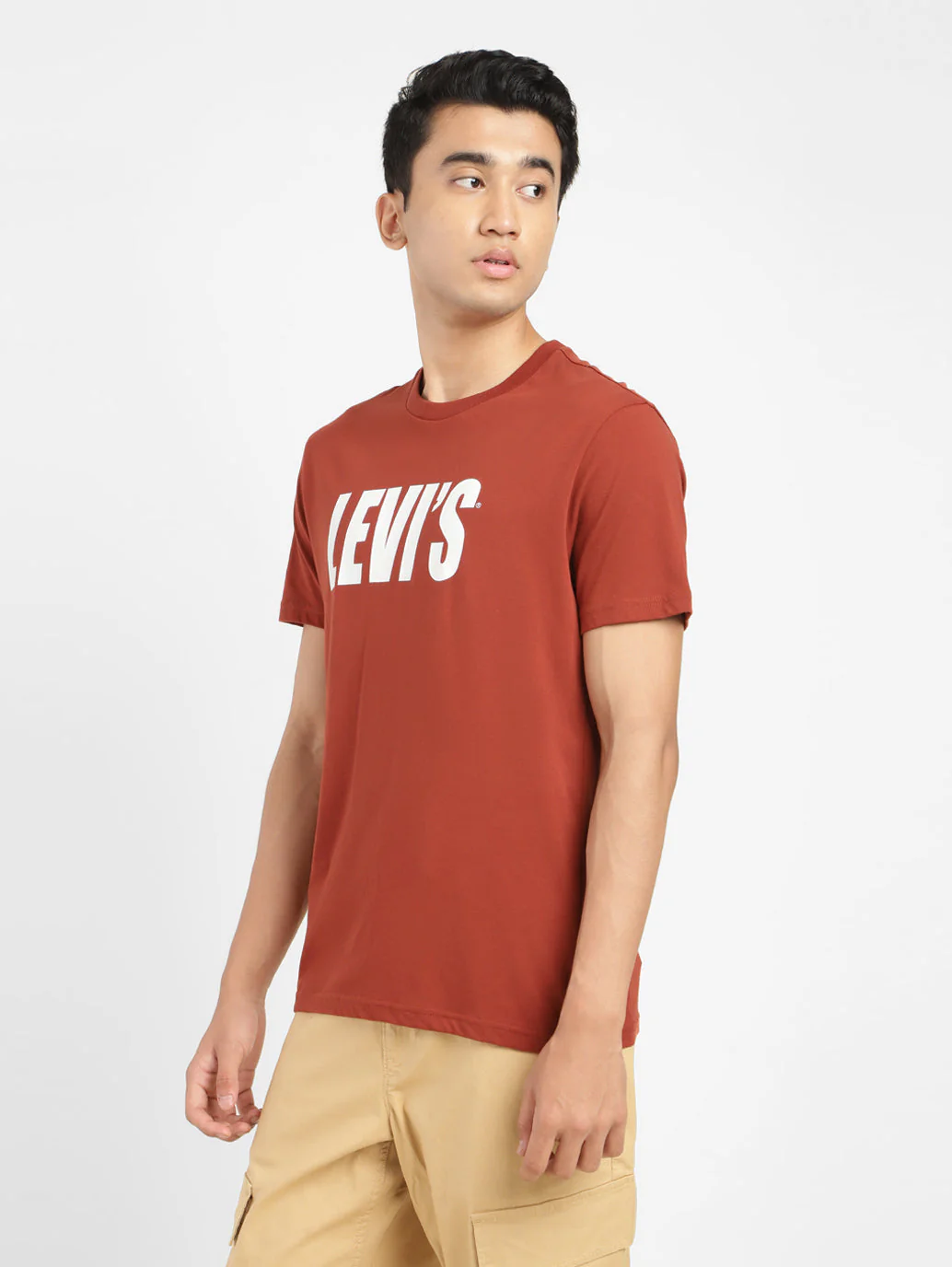 Men's Brand Logo Crew Neck T-shirt - Image 4