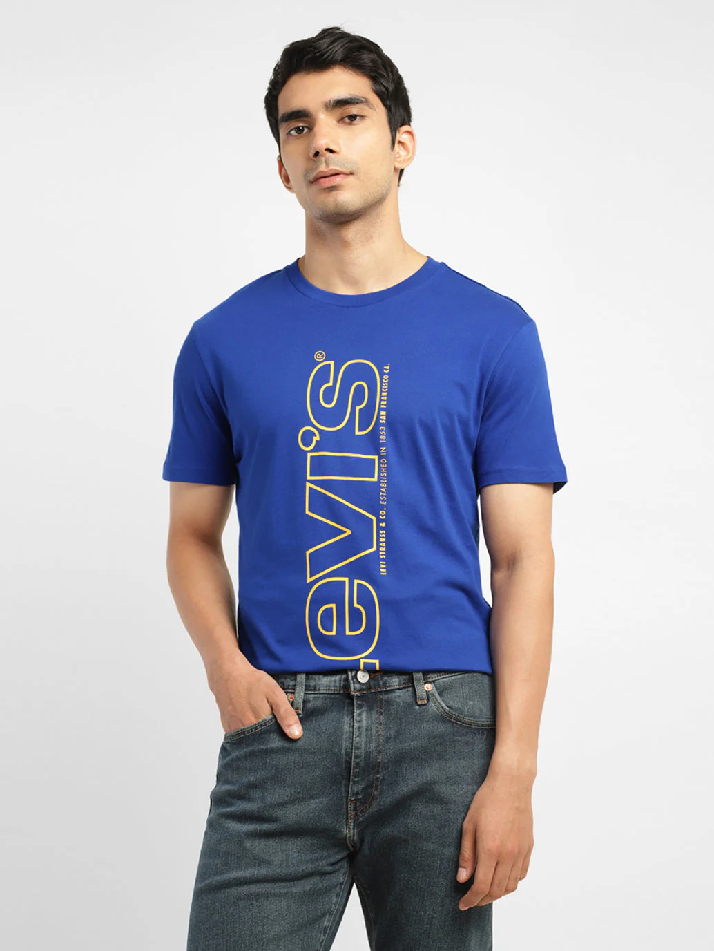Men's Solid Crew Neck T-shirt - Image 2