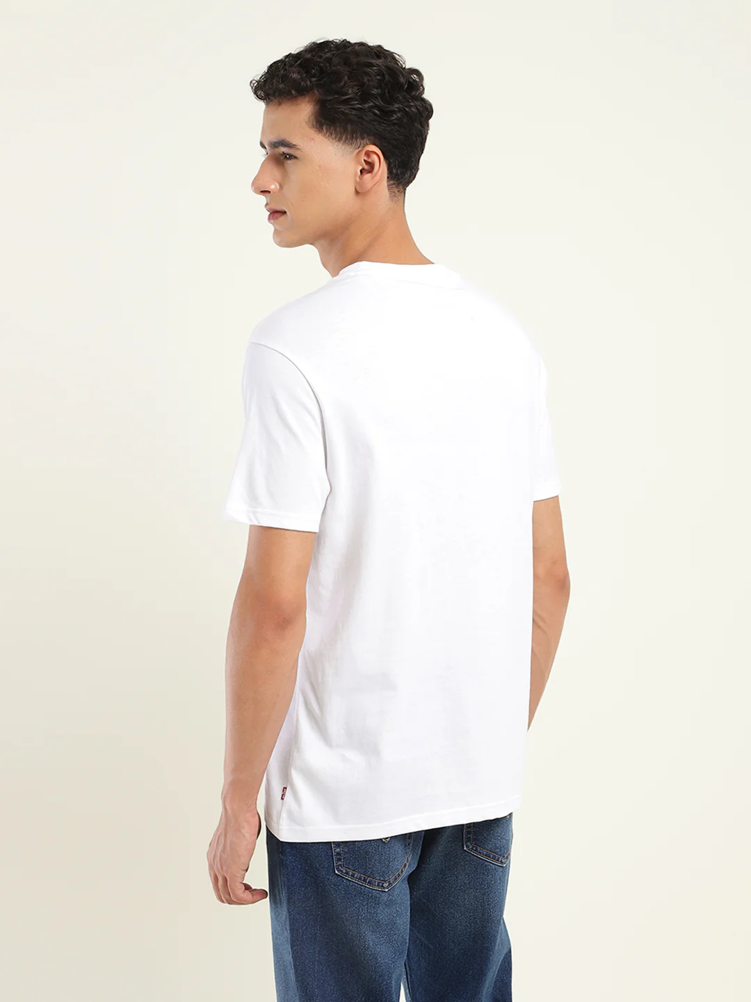 Men's Solid Crew Neck T-Shirt - Image 3