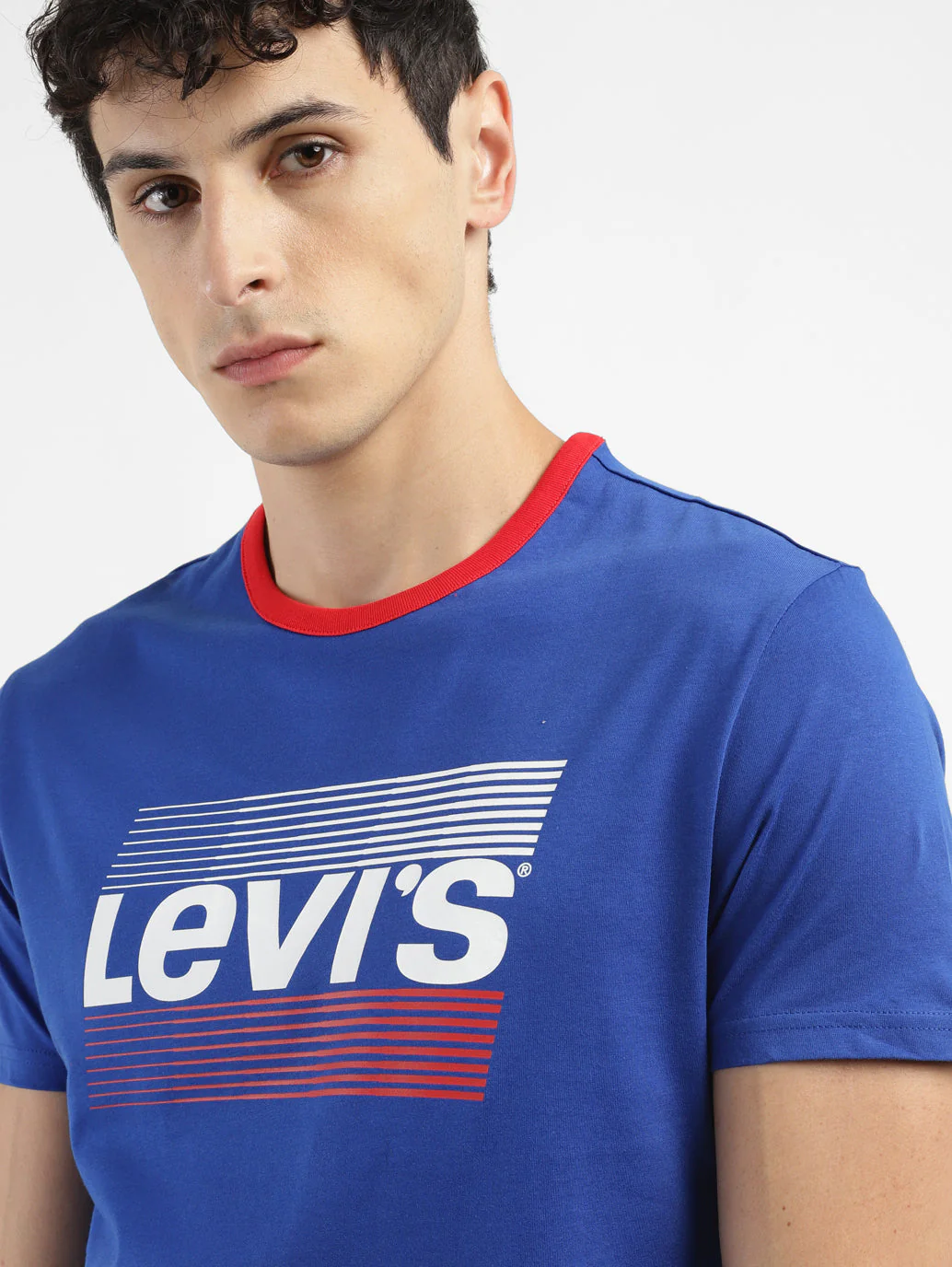 Men's Brand Logo Slim Fit T-shirt - Image 5