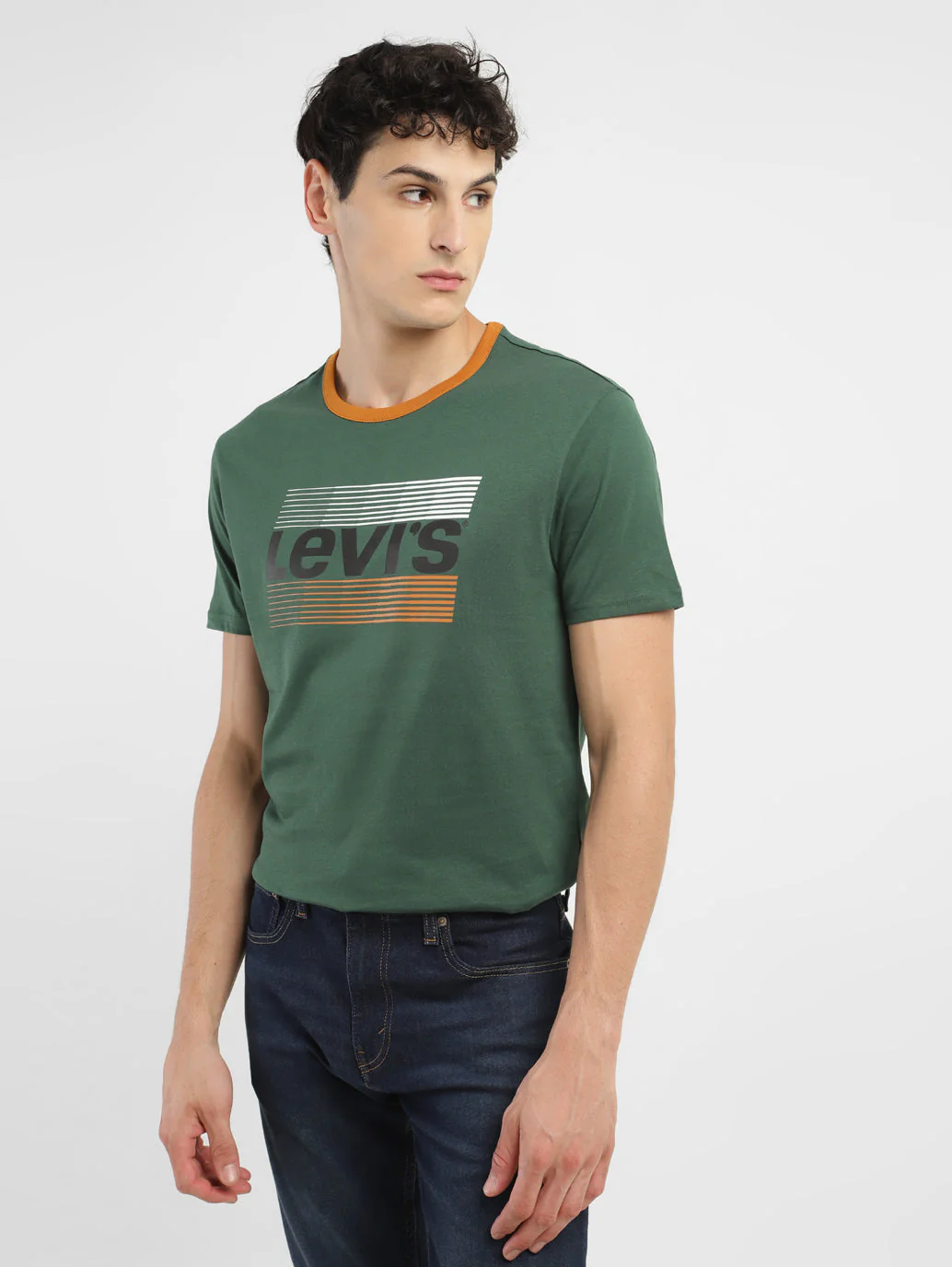 Men's Brand Logo Slim Fit T-shirt - Image 6