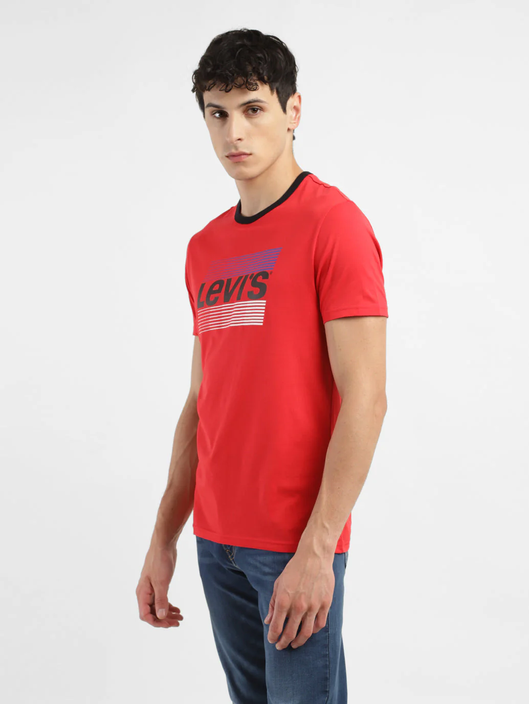 Men's Brand Logo Slim Fit T-shirt - Image 4