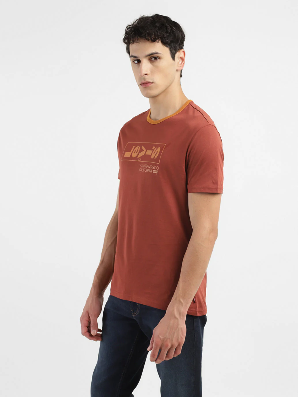Men's Brand Logo Crew Neck T-shirt - Image 4