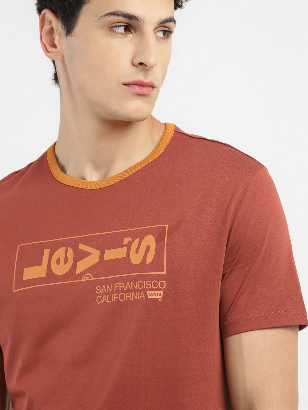 Men's Brand Logo Crew Neck T-shirt - Image 5