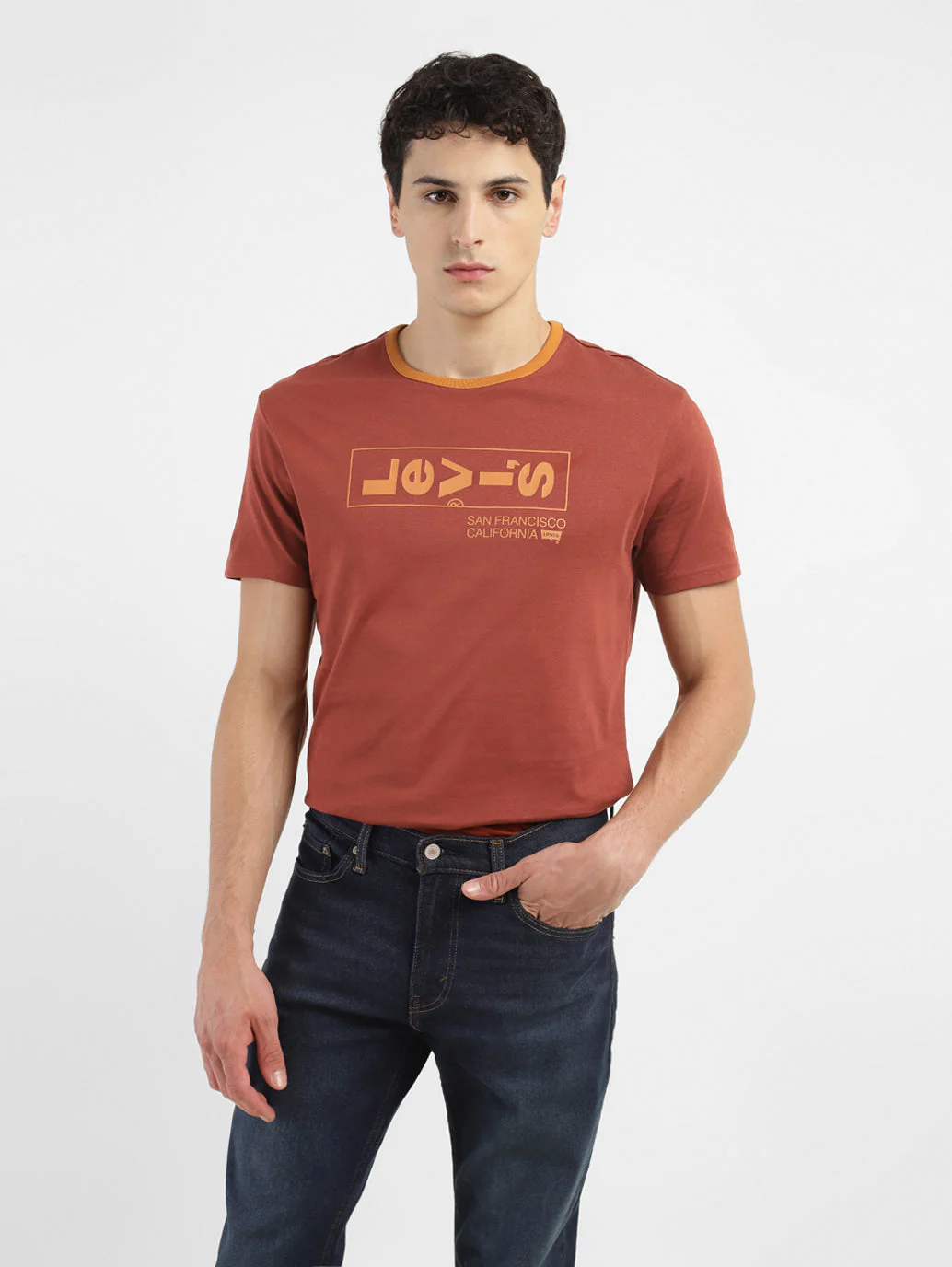 Men's Brand Logo Crew Neck T-shirt - Image 6