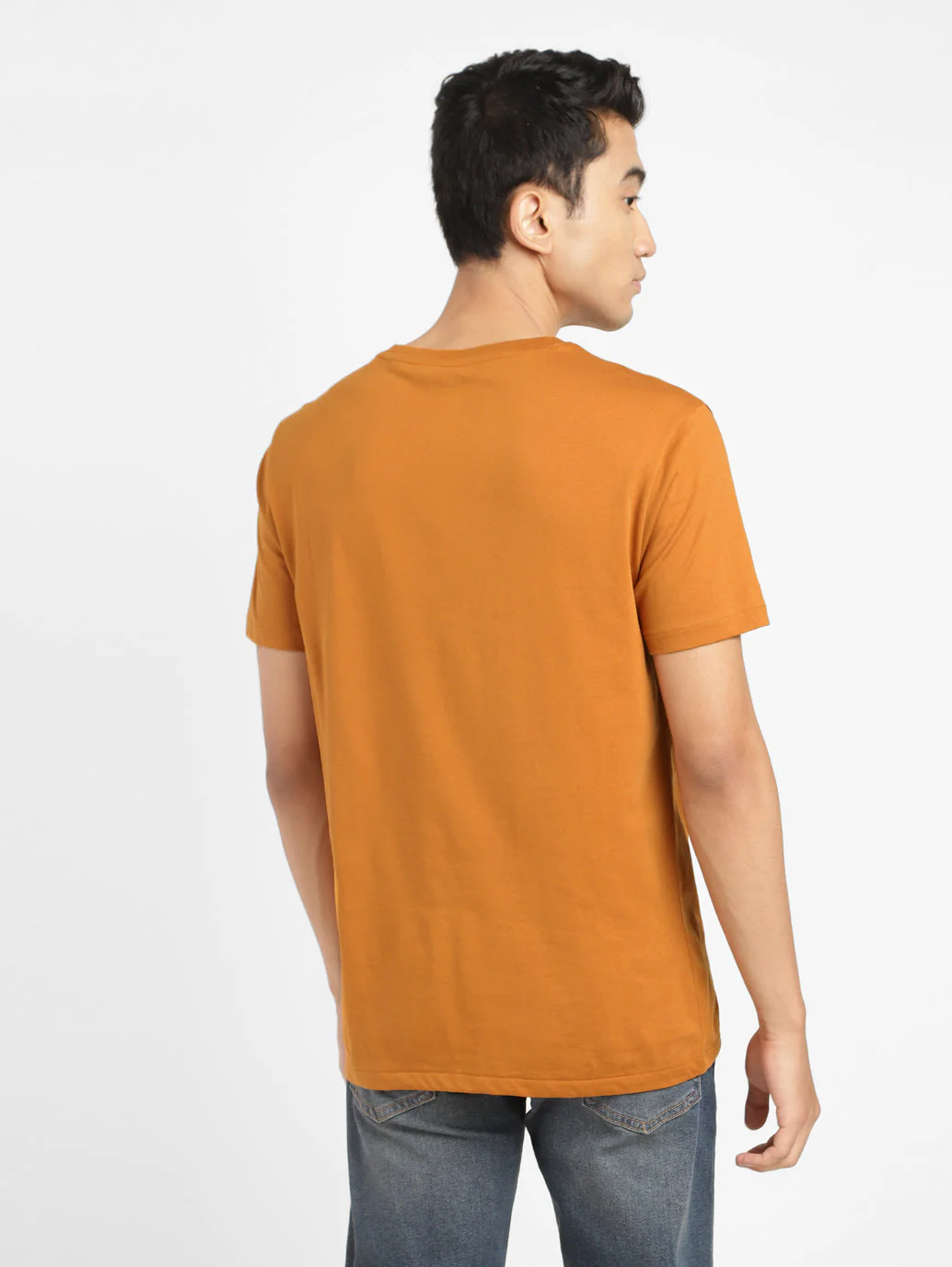Men's Solid Crew Neck T-shirt - Image 3