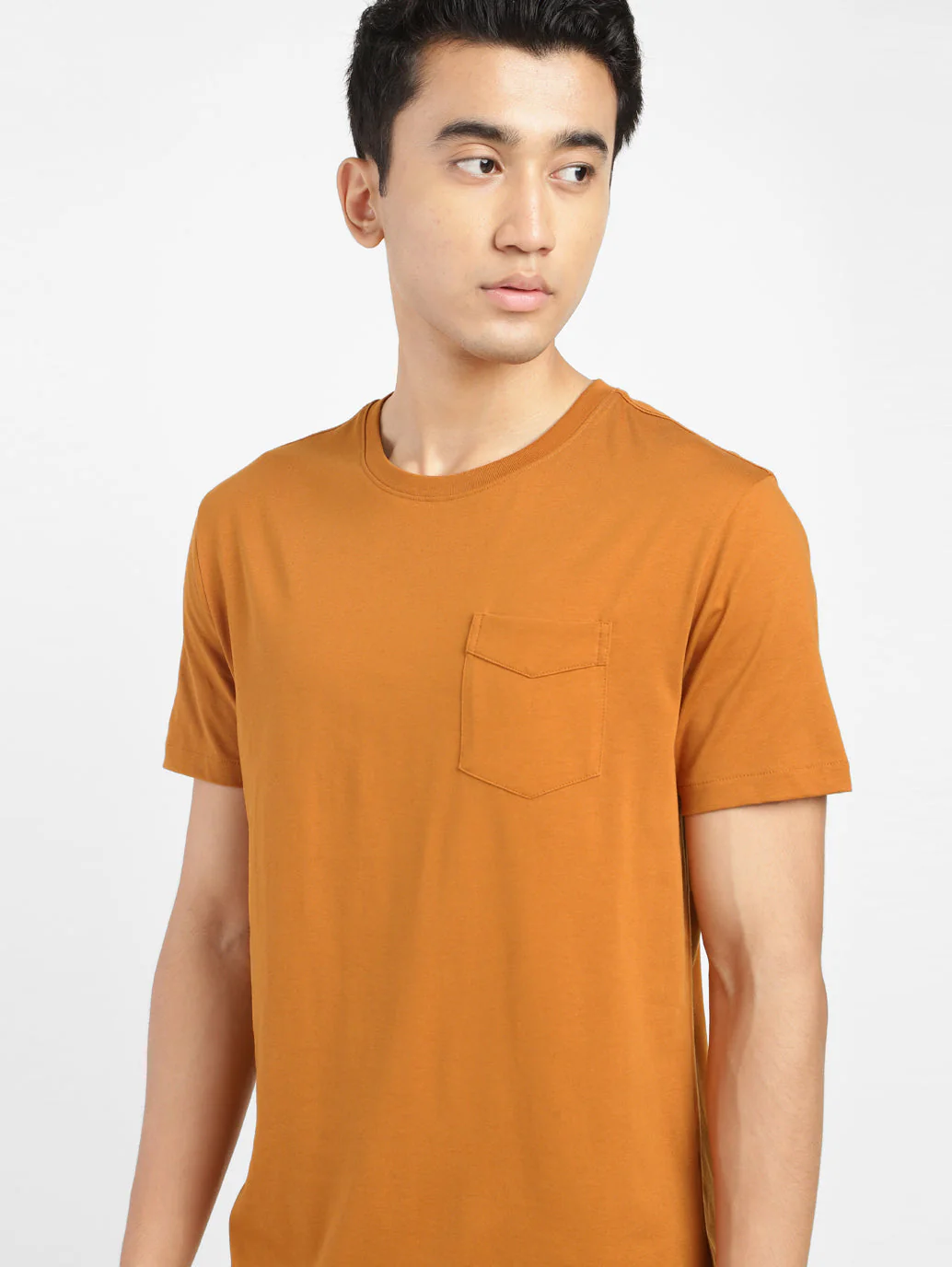 Men's Solid Crew Neck T-shirt - Image 5