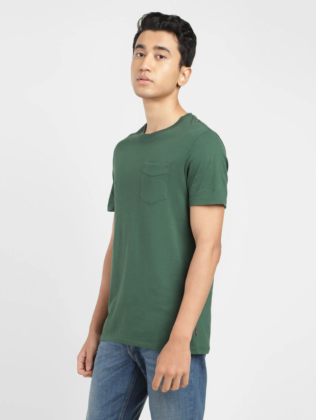 Men's Solid Crew Neck T-shirt - Image 3