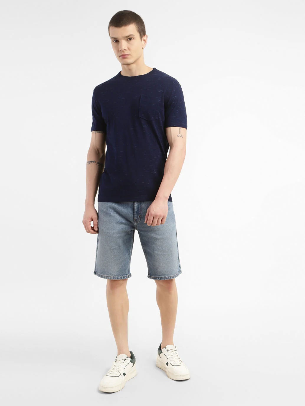 Men's Self Design Regular Fit T-shirt - Image 6