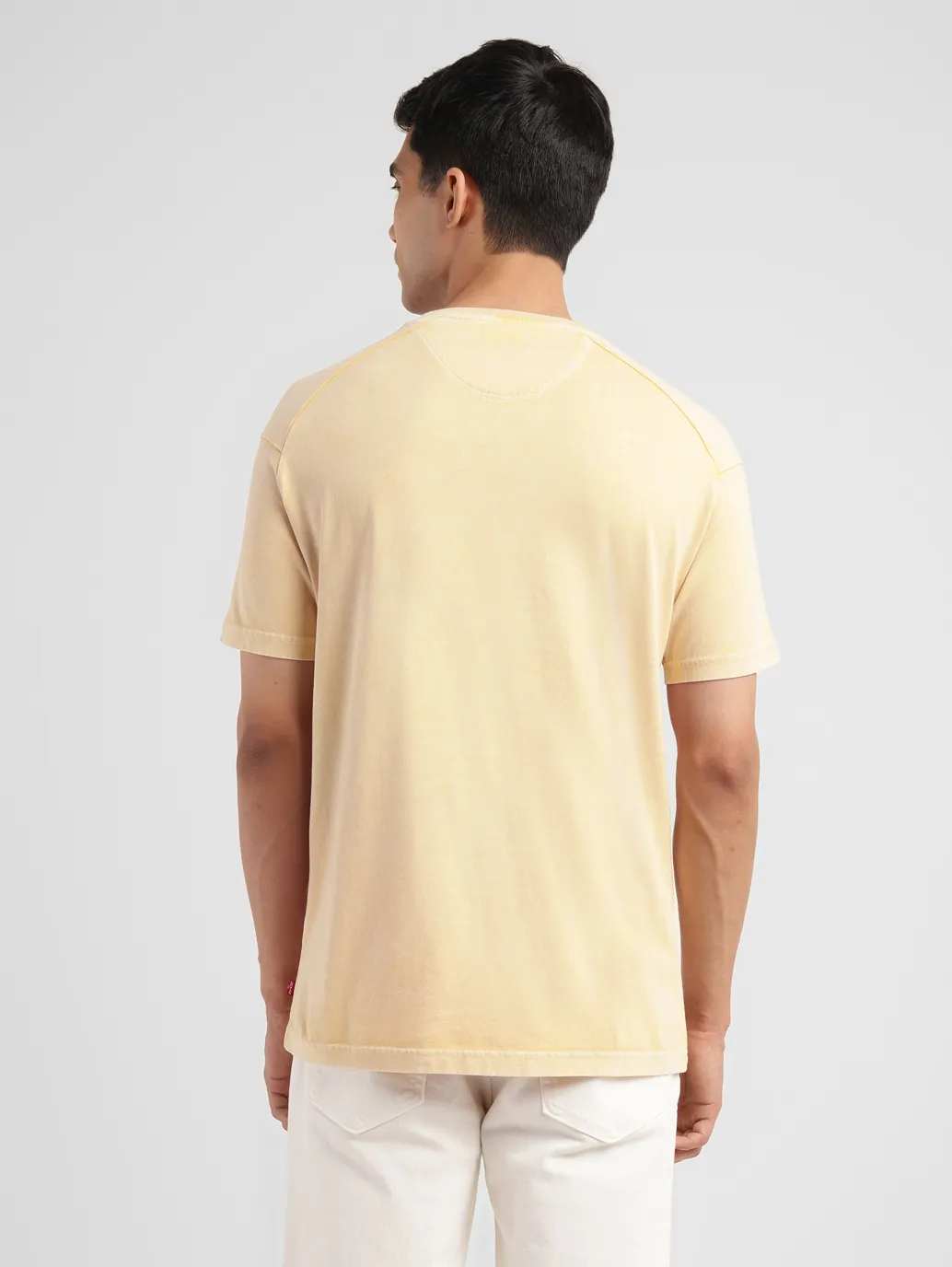 Men's Solid Crew Neck T-shirt - Image 3