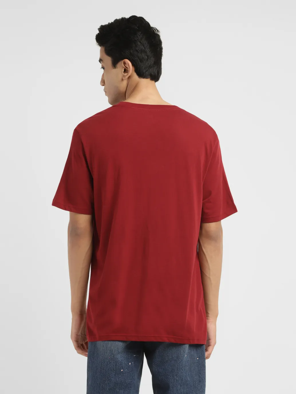 Men's Solid Crew Neck T-shirt - Image 3